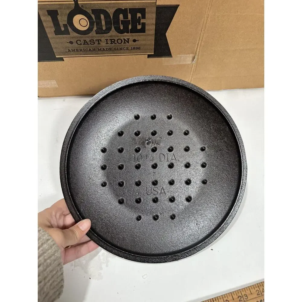 Lodge Cast Iron Cover Lid 10 1/4 Inch Made In USA L81C3 | F4713) Round Brand New